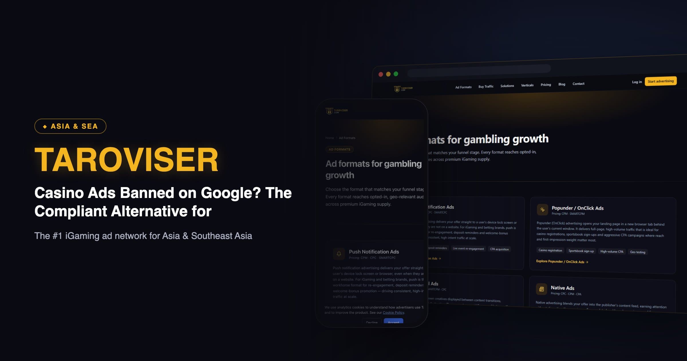 Casino Ads Banned on Google? The Compliant Alternative for iGaming Advertisers