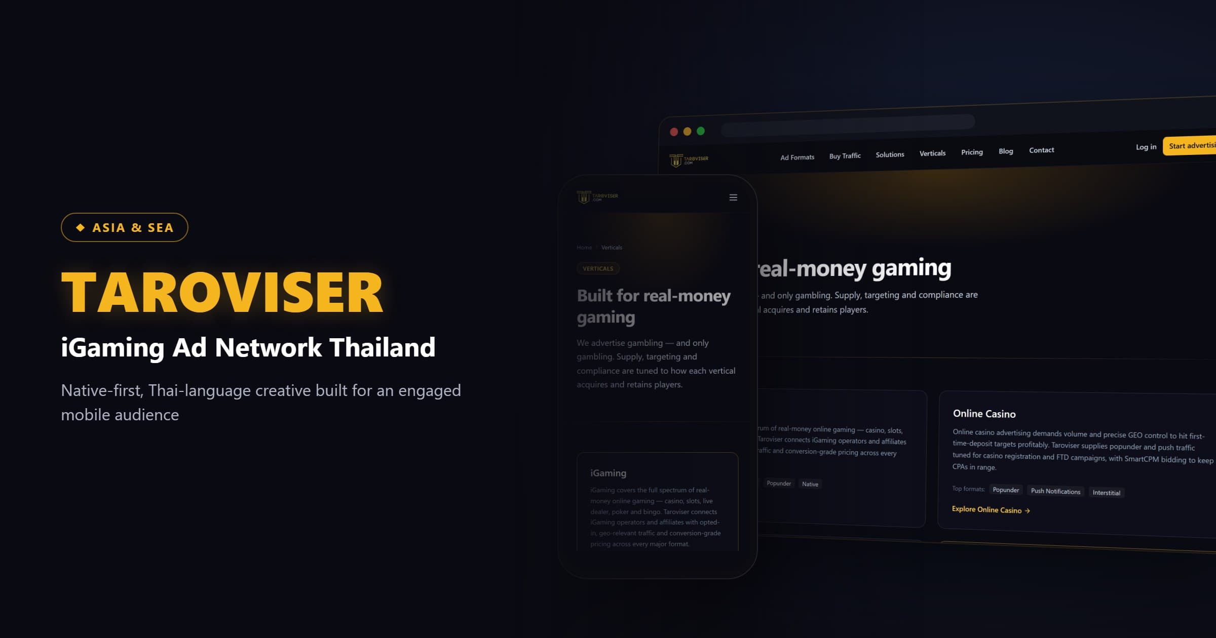 iGaming Ad Network Thailand: Buy Casino & Betting Traffic That Converts